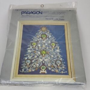 Vintage 1978 Paragon " Tree Of Peace" 18" x 24" Complete Unopened Kit # 6429
